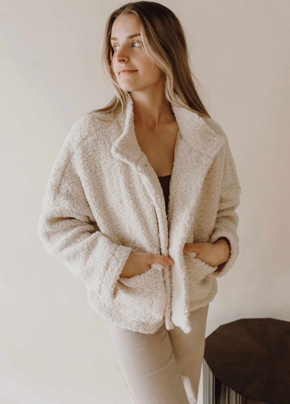 Oversized Sherpa Coat – Roca Collective