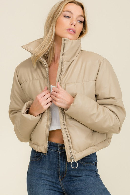 Cropped Puffer Jacket – Roca Collective