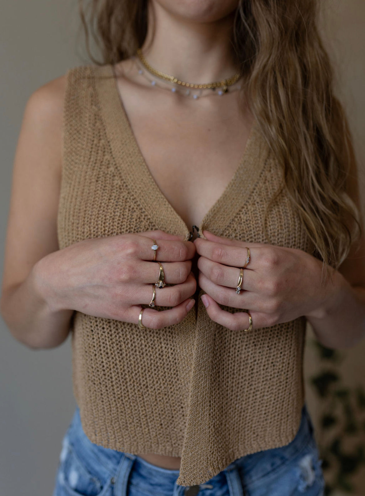 Tess Front Clasp Sweater