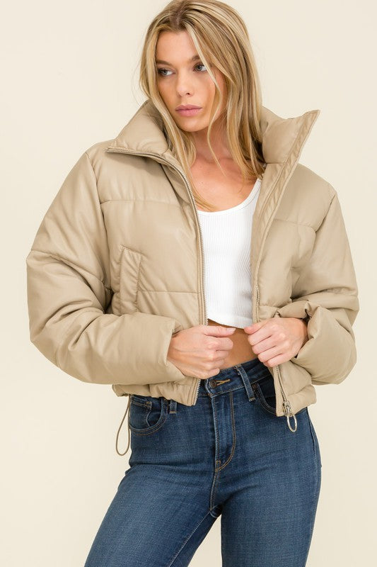 Cropped Puffer Jacket – Roca Collective
